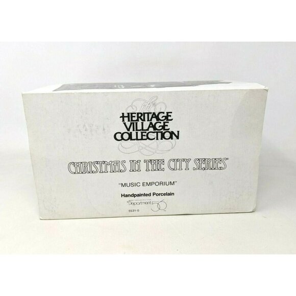 Dept 56 Christmas in the City  - Music Emporium - Picture 7 of 8